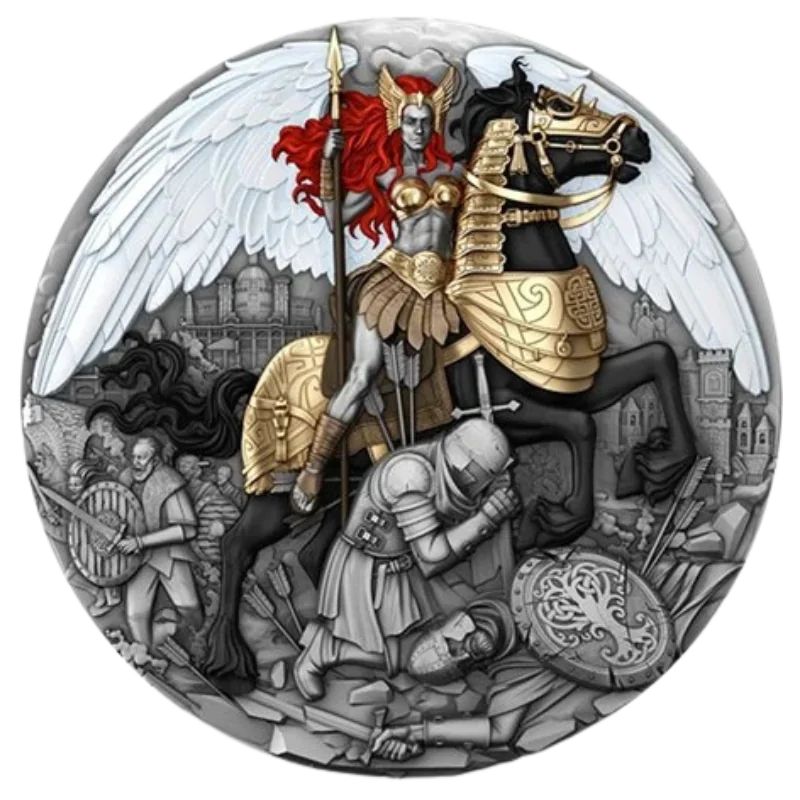 Valkyrie Silver Coin Antiqued 2 Oz 2025