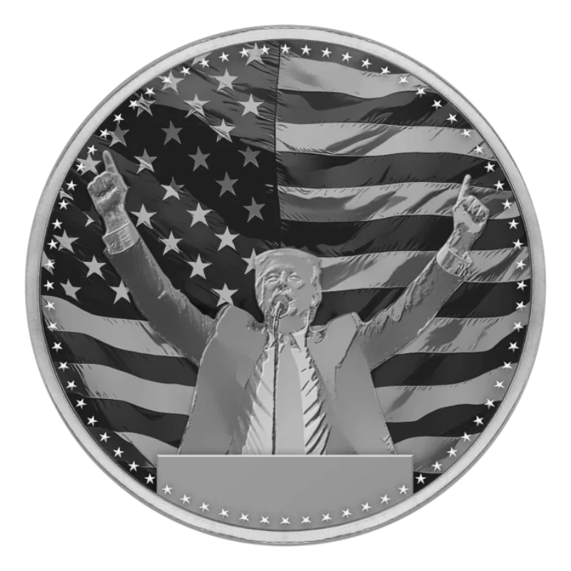 Donald J. Trump Elected The 47th US President Silver Coin 1 Oz 2024