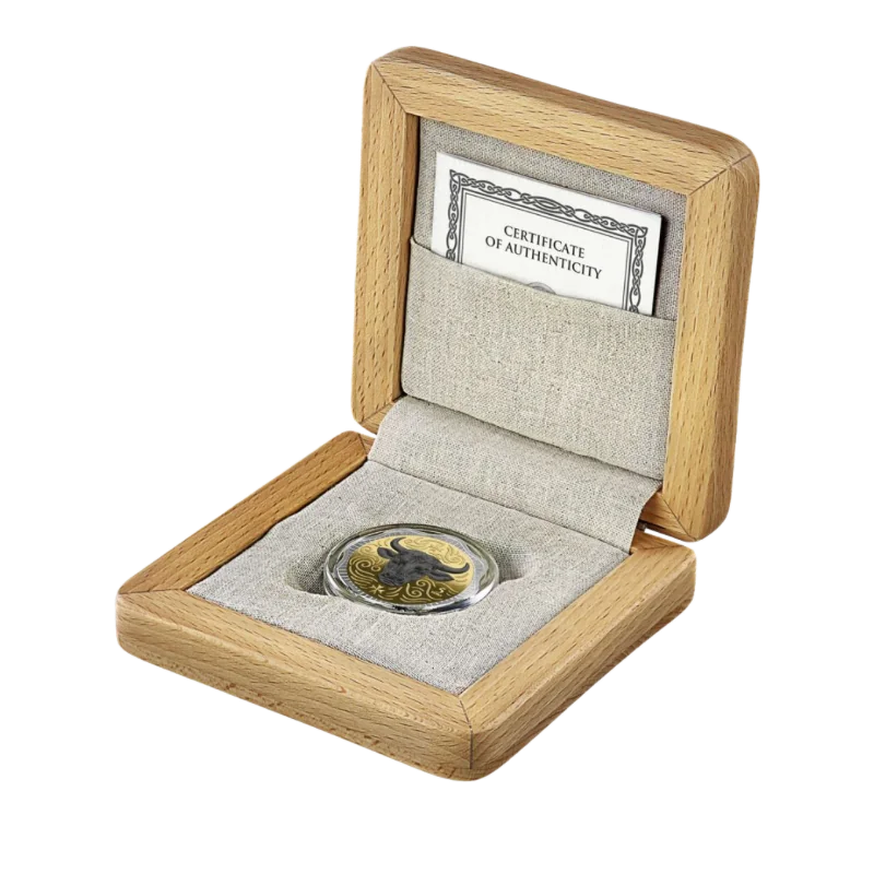 Malta Ox Silver Ruthenium Coin BU 1 Oz 2025