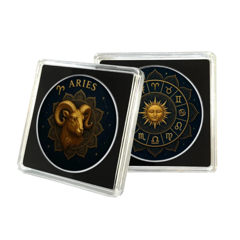 American Eagle Zodiac - Aries Silver Color Coin 1 Oz 2025