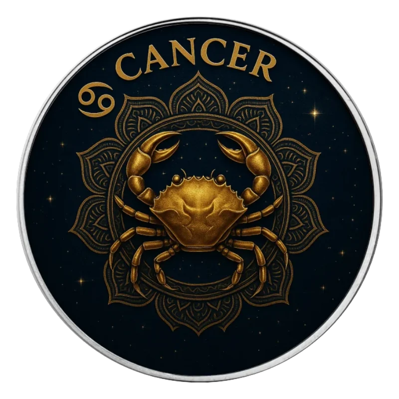 American Eagle Zodiac - Cancer Silver Color Coin 1 Oz 2025