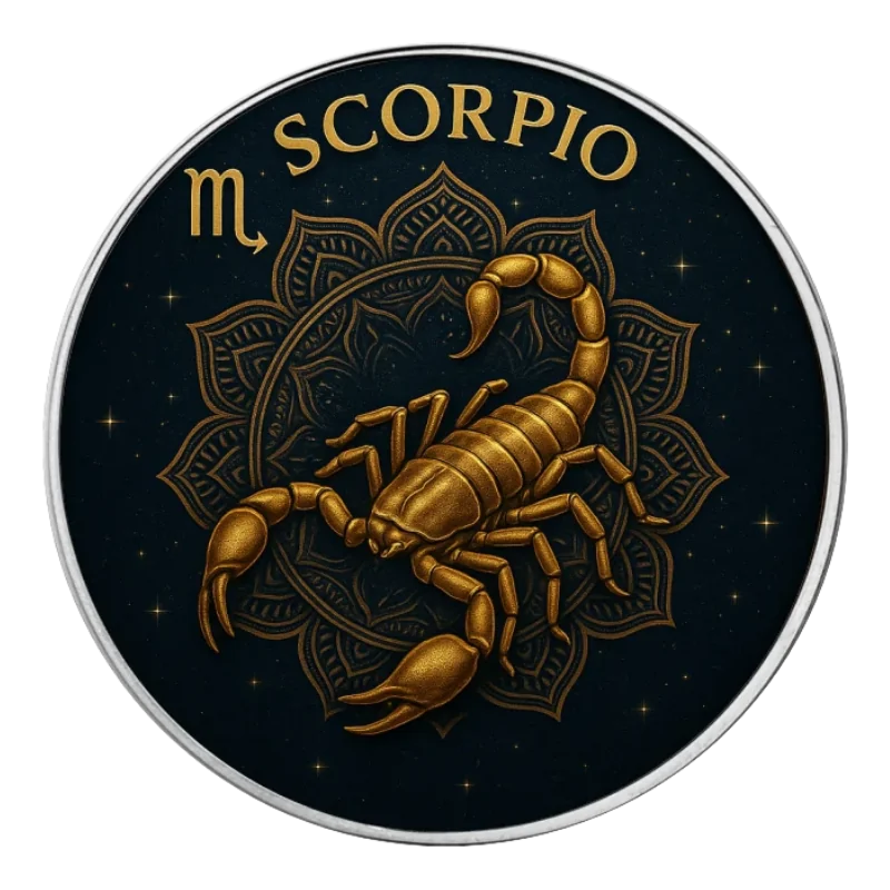American Eagle Zodiac - Scorpio Silver Color Coin 1 Oz 2025