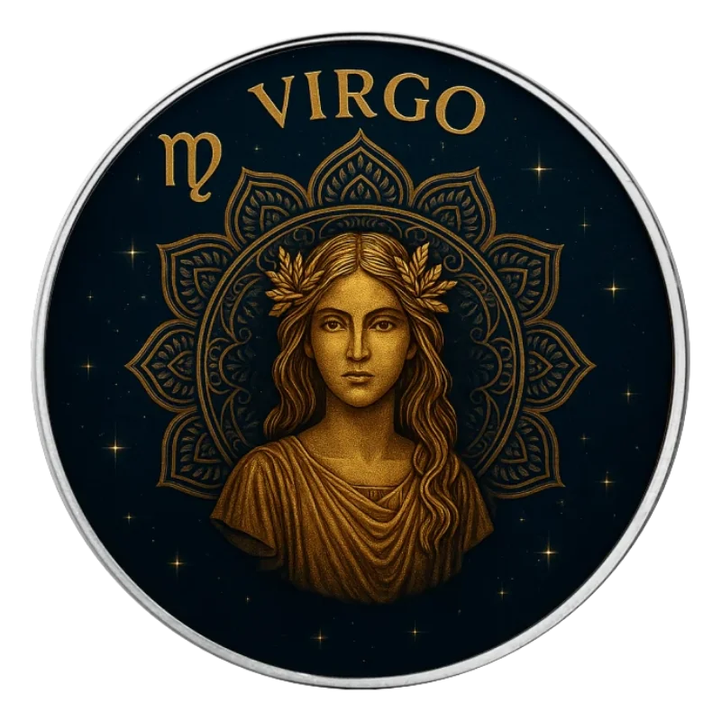American Eagle Zodiac - Virgo Silver Color Coin 1 Oz 2025