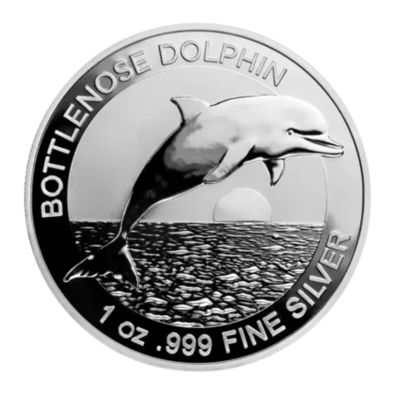 Australian Dolphin - Bottlenose Dolphin Silver Coin 1 Oz 2019