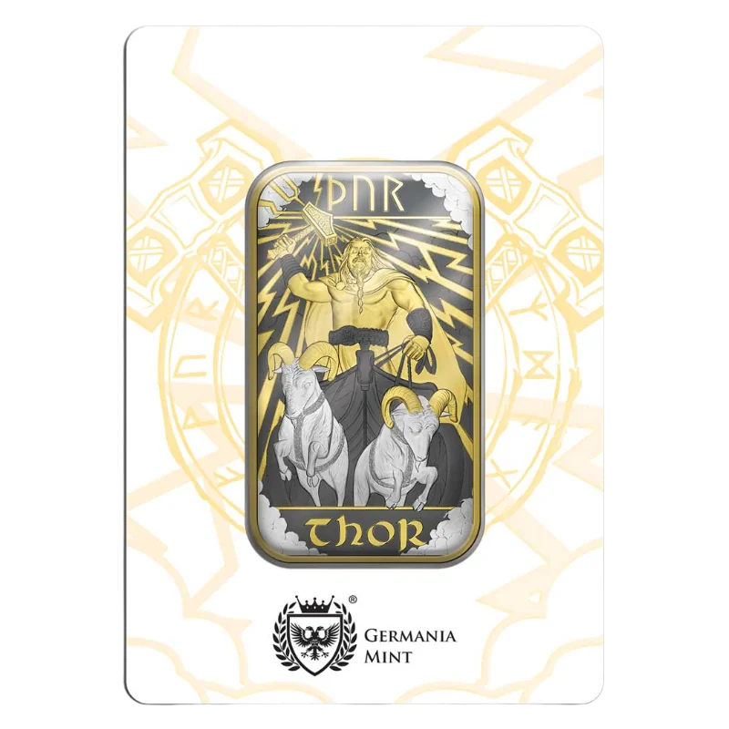 British Norse Gods Thor Silver Gilded And Ruthenium Bar 1 Oz 2026