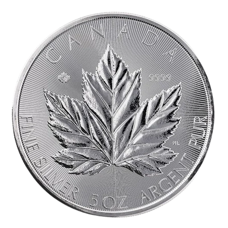 Canadian Maple Silver Coin 5 Oz 2026