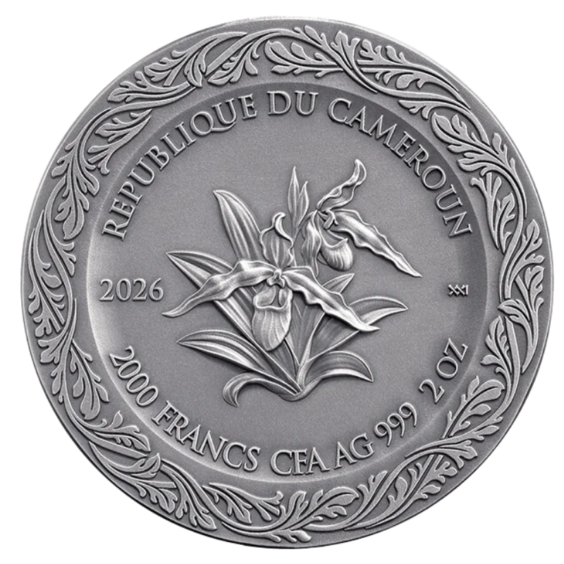 Celestial Beauty - Flora and Zephyr Silver Coin Antiqued 2 Oz 2026