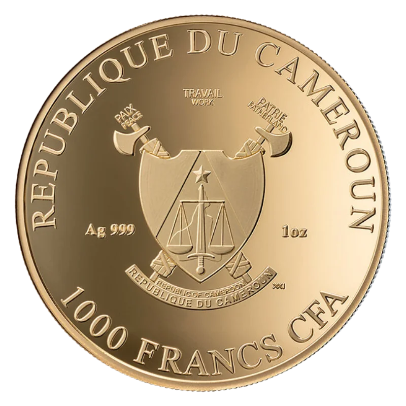 Celestial Beauty - The Three Graces Silver Full Gilded Coin 1 Oz 2025