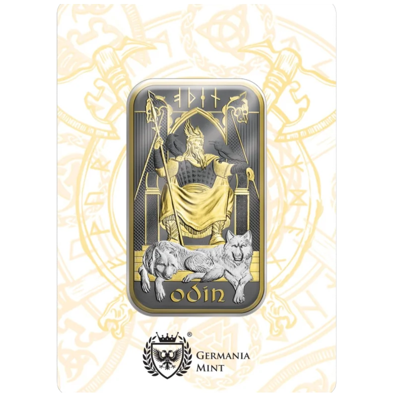 British Norse Gods Odin Silver Gilded And Ruthenium Bar 1 Oz 2026