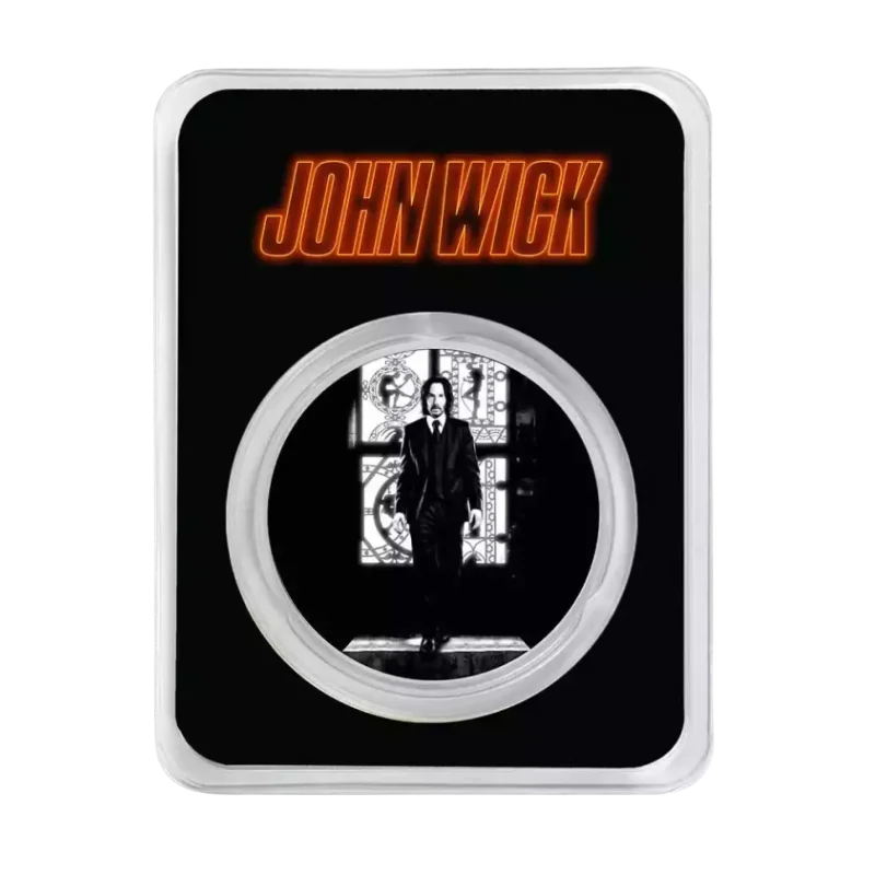 John Wick® Baba Yaga Silver Coin 1 Oz (TEP packaging)