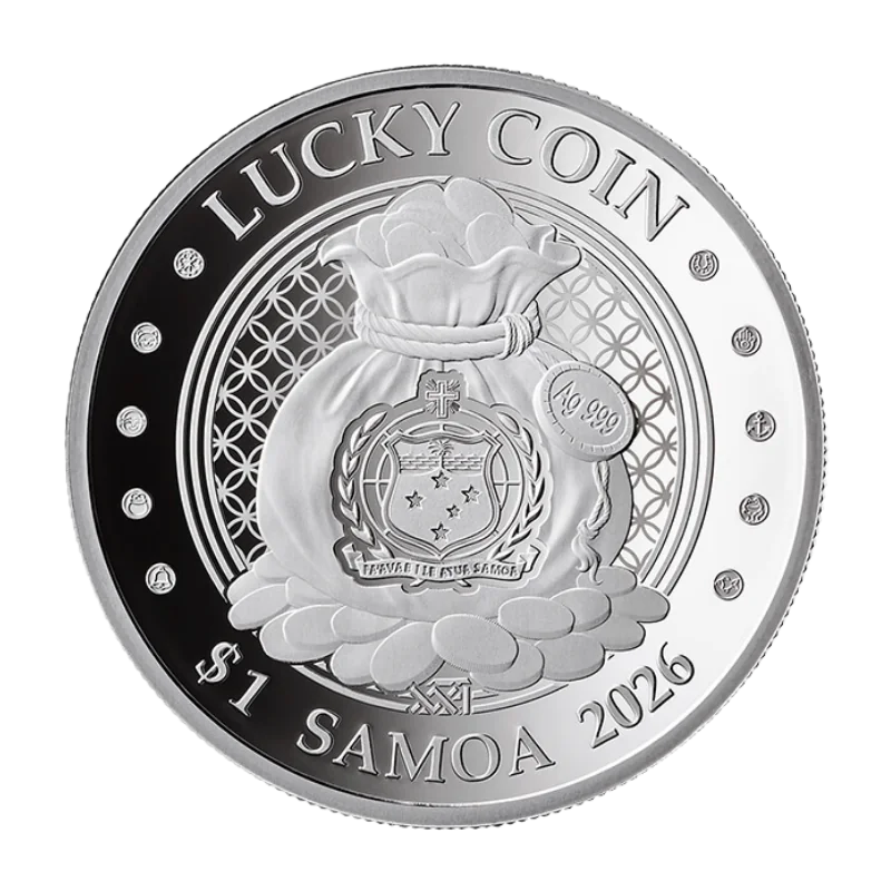 Maneki Neko - Lucky Coin Silver Gilded Color Coin Proof 12 Oz 2026