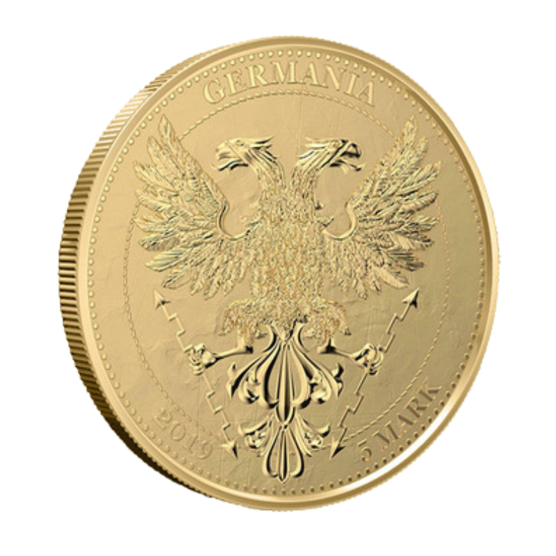 Mythical Forest – Bejeweled Oak leaf Silver Gilded Color Coin 1 Oz 2019