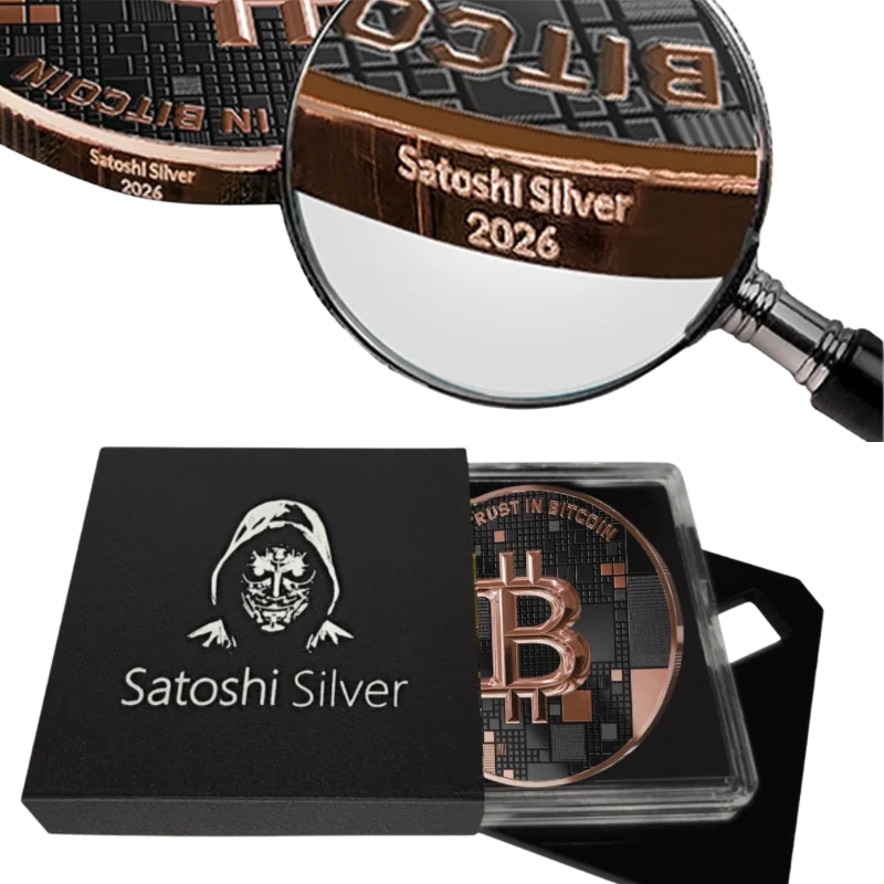 Satoshi Dolphin Silver Rose Gold Ruthenium Coin 2026