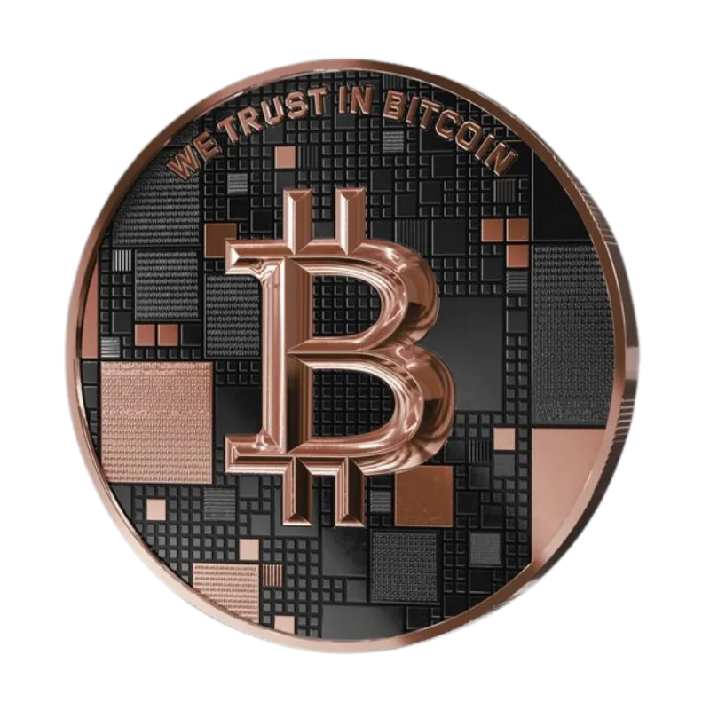 Bitcoin Satoshi Silver Dolphin Silver Rose Gold and Ruthenium Coin Proof-Like 21 Gram 2026
