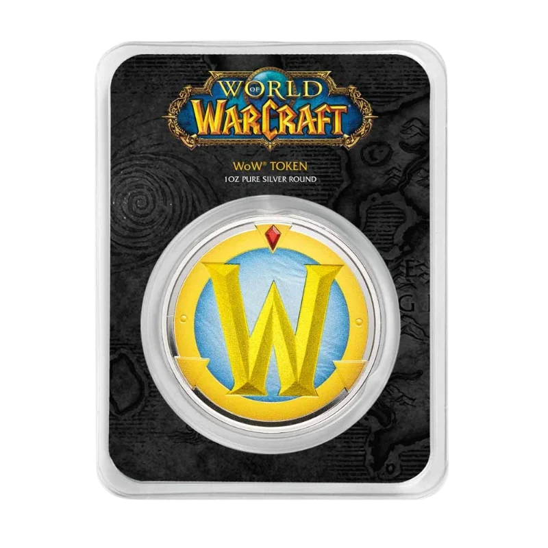 Suisse Pamp – World of WarCraft WoW® Token Silver Color Coin 1 Oz