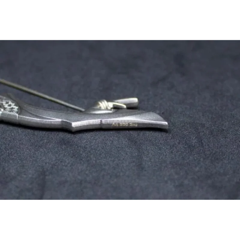 The Divine Weapons - Crescent Bow Shaped Silver Bar Antiqued 2 Oz 2025