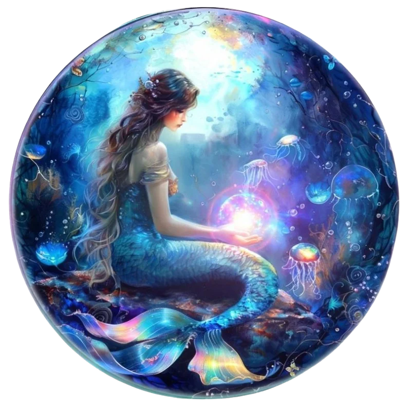 Whispers of the Deep Mermaid Silver Color Coin 1 Oz 2026