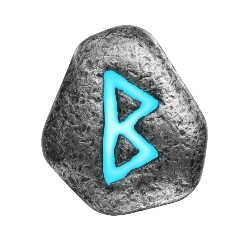 Runes – Berkanan Rune Silver Cast Bar 1 Oz 2025
