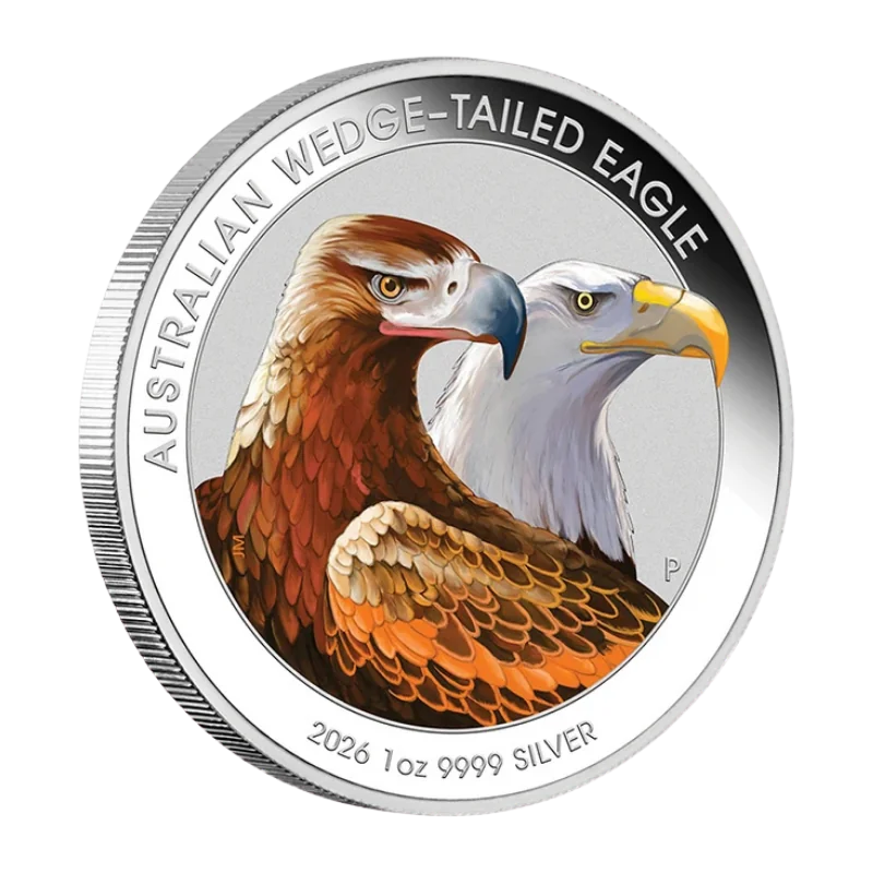 Australian Wedge – Tailed Eagle Silver Color Coin 1 Oz 2026 (In Card)