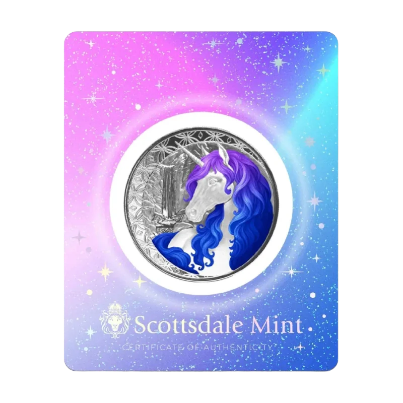 Fiji Unicorn Celestra Silver Color Coin 1 Oz 2025