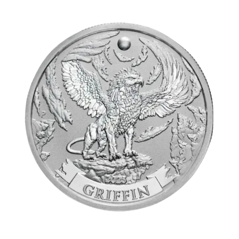Queens Beasts – Griffin Silver Coin 1/2 Oz 2025