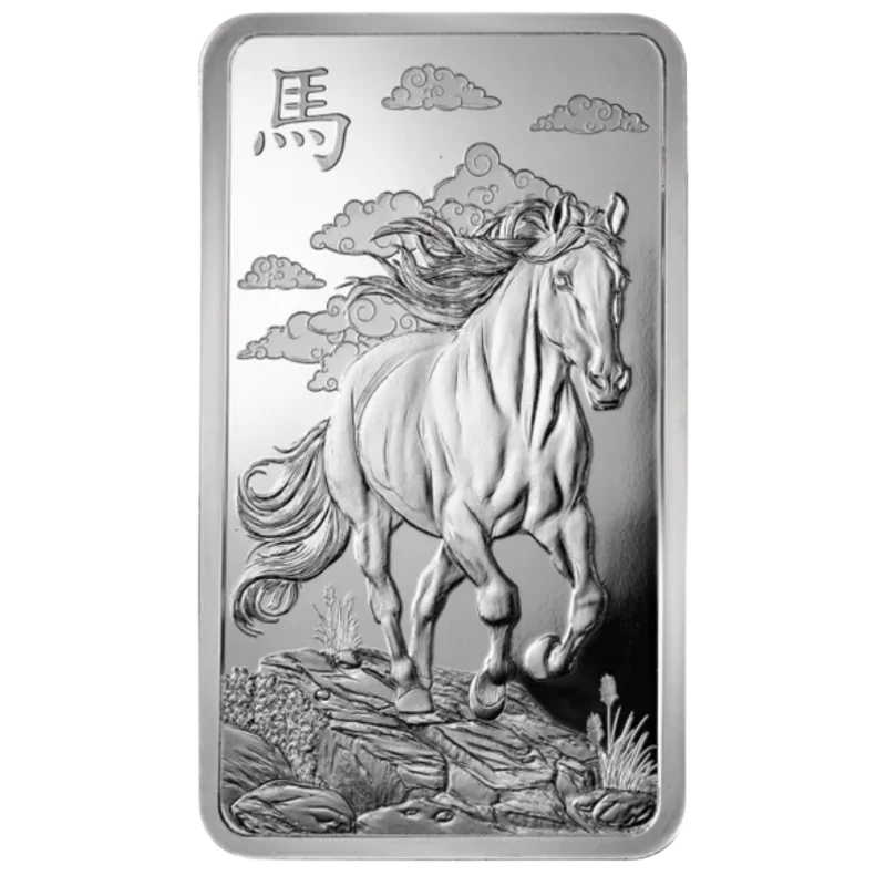 Suisse Pamp Lunar Legend - 1,000 Mile Horse Silver Bar 10 Oz 2026