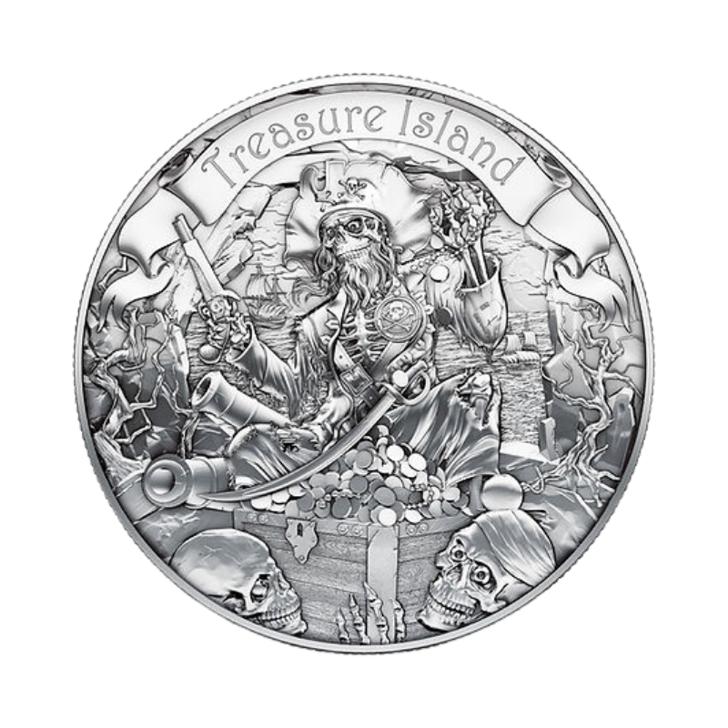 The Pirates – Treasure Island Silver Coin 1 Oz 2026