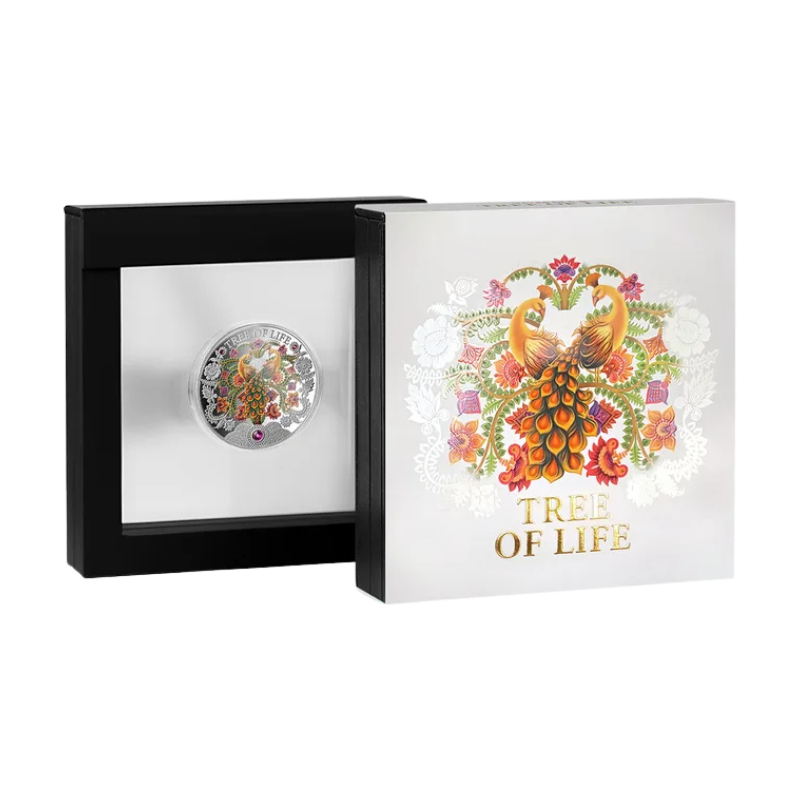 Tree of Life Summer Silver Color Coin Proof-like 1 Oz 2026