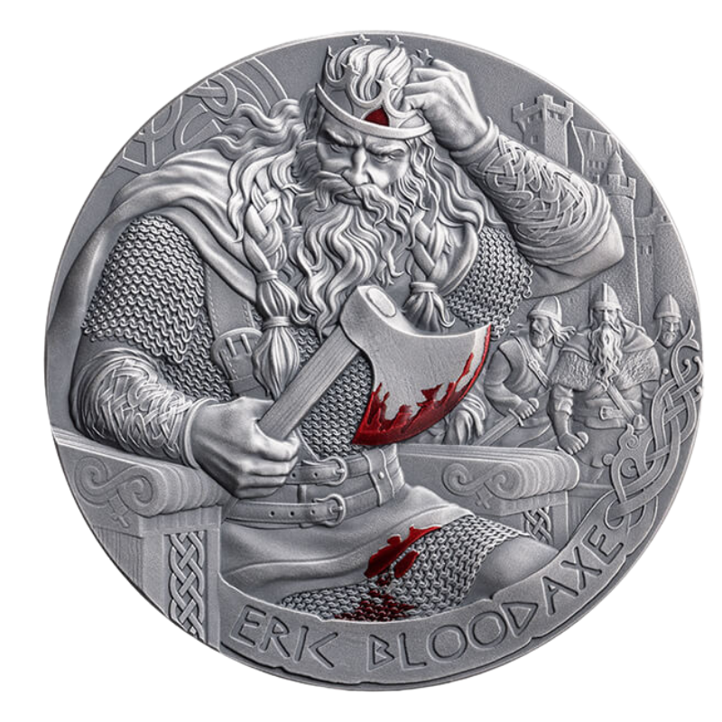 Way To Valhalla - Eric Bloodaxe Silver Coin 2 Oz 2026