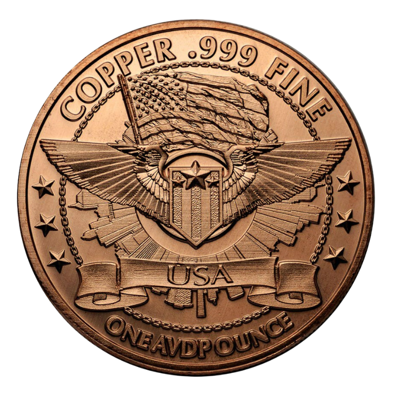 Alien - Area 51 They're Here Copper Coin 1 Oz