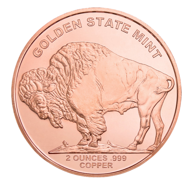Buffalo Copper Coin 2 AVDP Oz