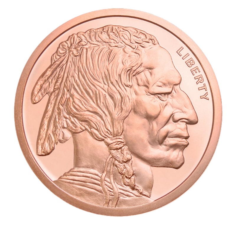 Buffalo Copper Coin 2 AVDP Oz