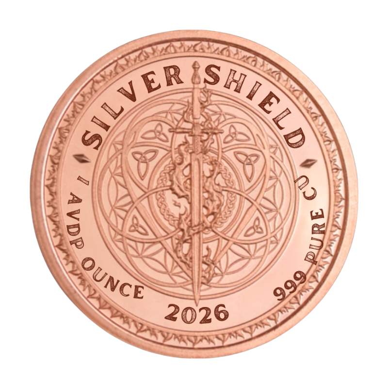 Silver Shield - Sic Semper Tyrannis Copper Coin 1 Oz 2026