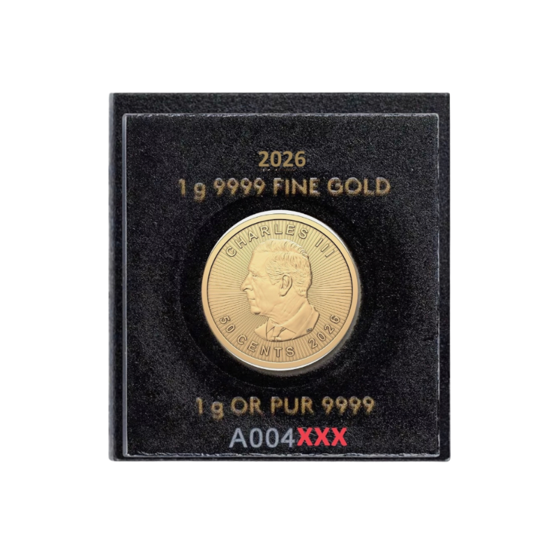 Canadian Maple Leaf Gold Coin 1 Gram 2026