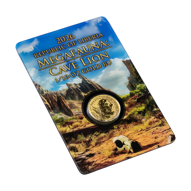 Megafauna - Cave Lion Gold Coin 1/10 Oz 2026