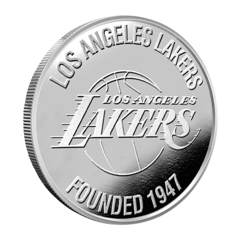 NBA - Los Angeles Lakers Silver Coin 1 Oz