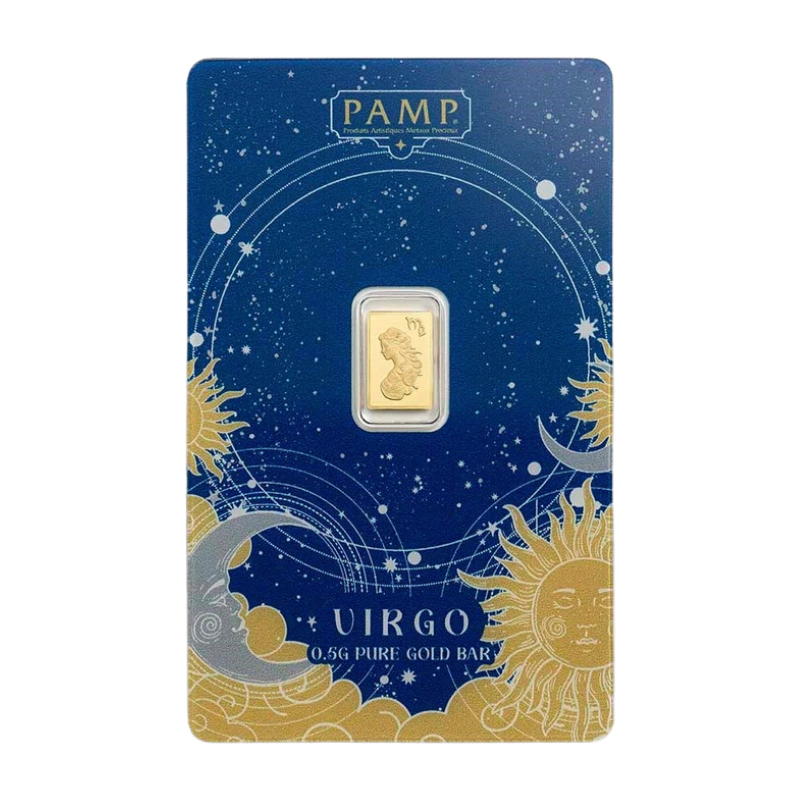Suisse Pamp Zodiac – Virgo Gold Bar 0.5 Gram