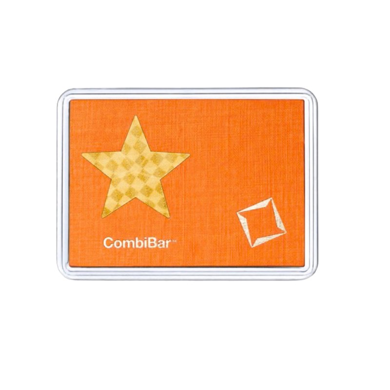 Suisse Valcambi - Matte Gold Star CombiBars 5 x 1 Gram
