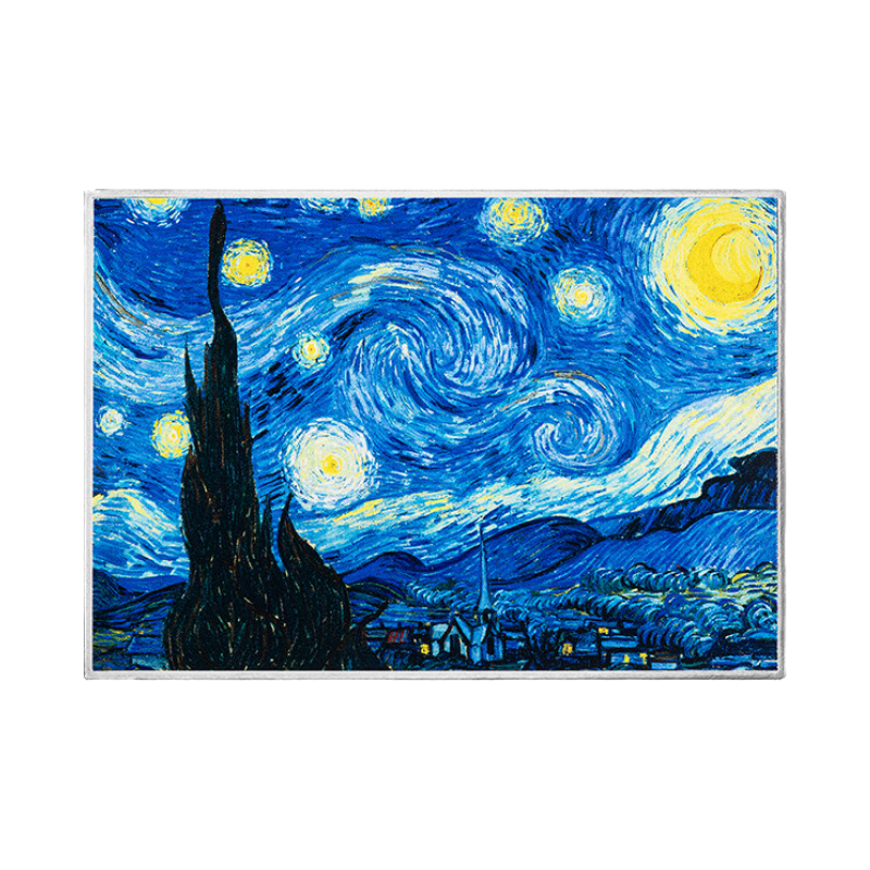 Art Gallery - Starry Night, Vincent van Gogh Silver Color Foil Proof 1 Oz 2026
