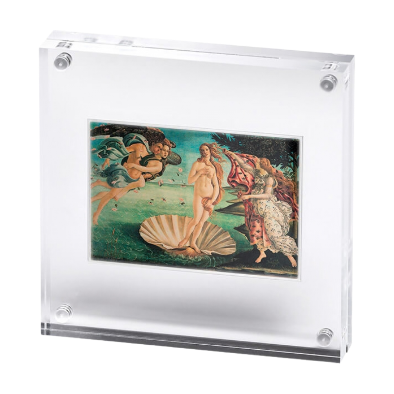 Art Gallery - The Birth of Venus, Sandro Botticelli Silver Color Foil Proof 1 Oz 2026