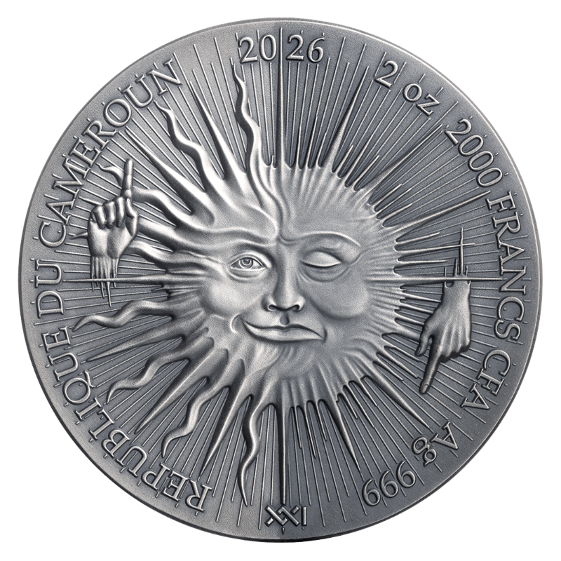 Dual Essence - Cyborg Silver Gilded Coin 2 Oz 2026