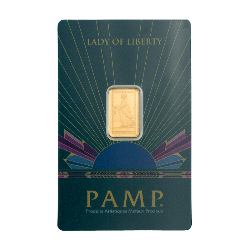 Suisse Pamp - Lady of Liberty Gold Bar 2.5 Gram