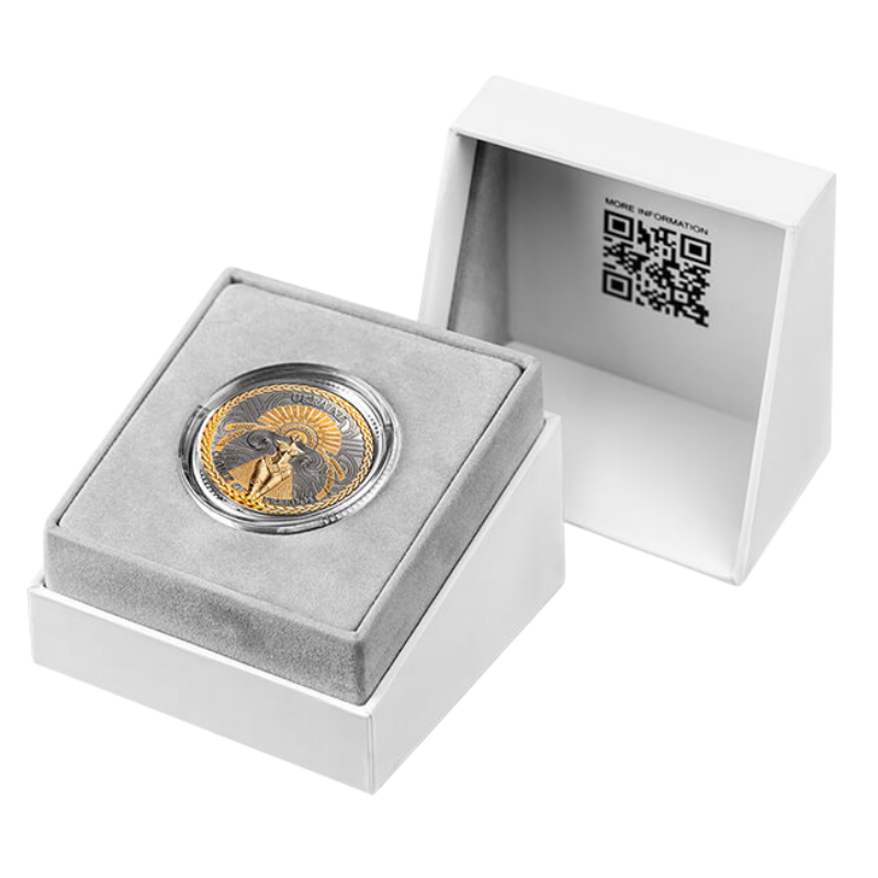 United Crypto States - UKRAINE - The Cradle of Freedom Silver Coin 1 Oz 2026
