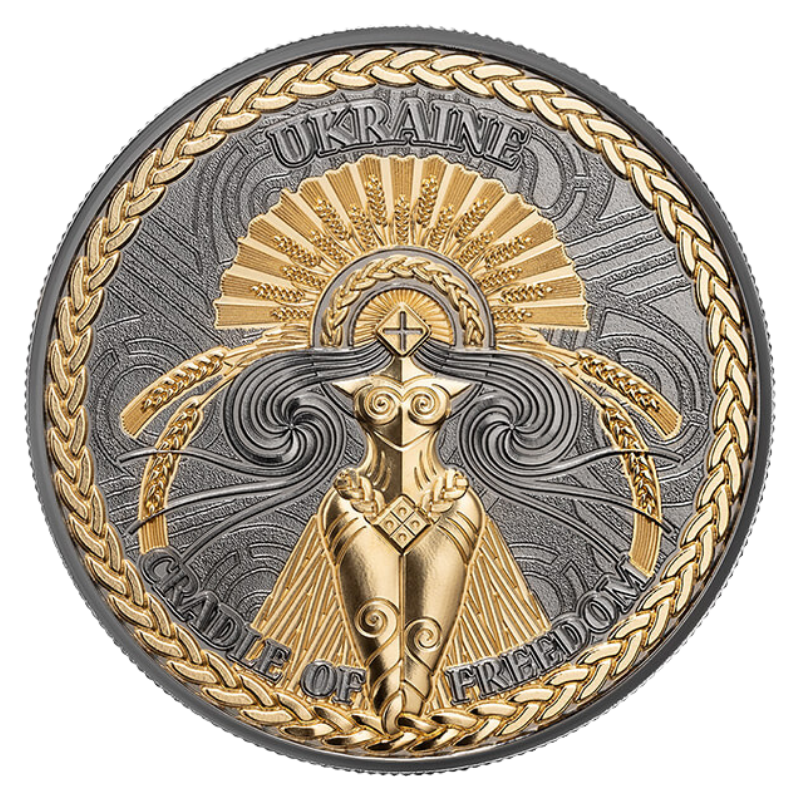 United Crypto States - UKRAINE - The Cradle of Freedom Silver Coin 1 Oz 2026